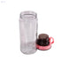 Herevin Measure Cup Canister - 1.46L Capacity, Salmon, Transparent Lid, Measurement Markings, Made in Turkey (Kitchen, Baking, Meal Prep) - Safqqa Egypt