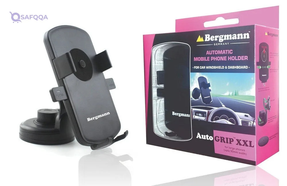 Bergmann AutoGRIP XXL Automatic Mobile Holder (for large phones) - Safqqa