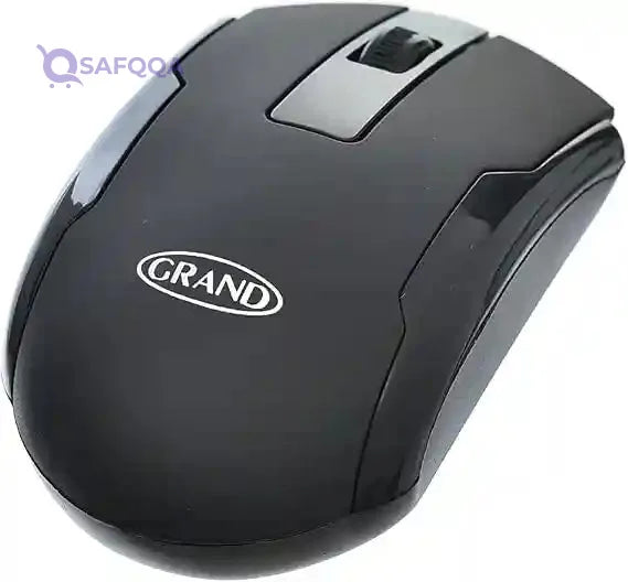 Generic GRAND X7800 Gaming Mouse Mute Wireless With Power Save And Elegant Appearance Efficient For Computer 3V 12 mA - Black - Safqqa