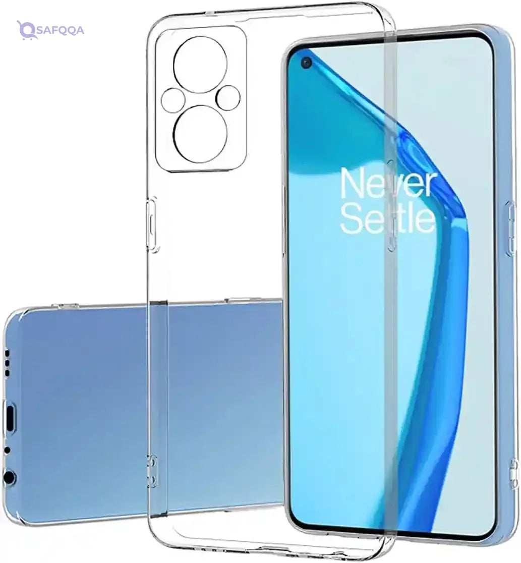Case for OPPO Reno7 Z 5G, Slim Thin Transparent Back Cover with Camera Protection Soft TPU Scratch Resistant Shockproof Anti-Drop Case - Crystal Clear - Safqqa