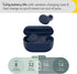 Jabra Elite 8 Active True Wireless Earbuds – Bluetooth Sports Earbuds with Secure in-Ear Fit for All-Day Comfort - Military Grade Durability, Active Noise Cancellation, Dolby Surround Sound - Navy - Safqqa