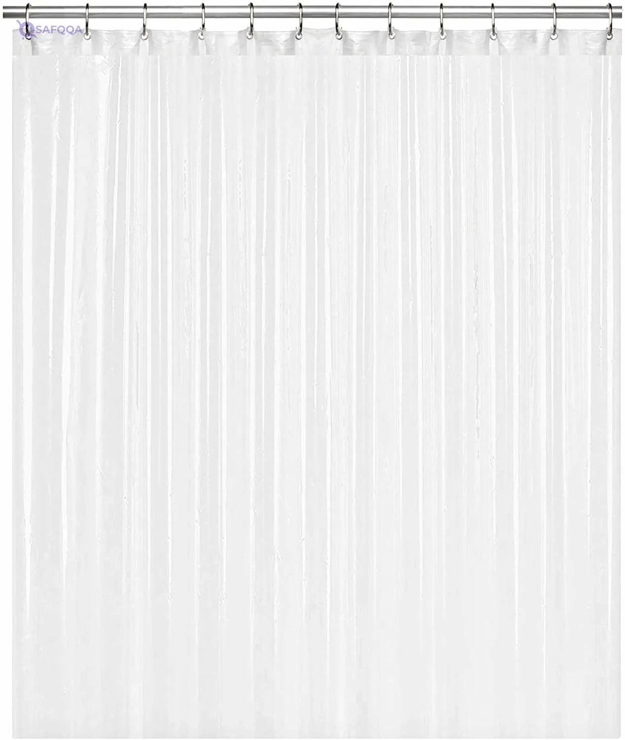 Fun Homes Plain Curtain Transparent - Safqqa