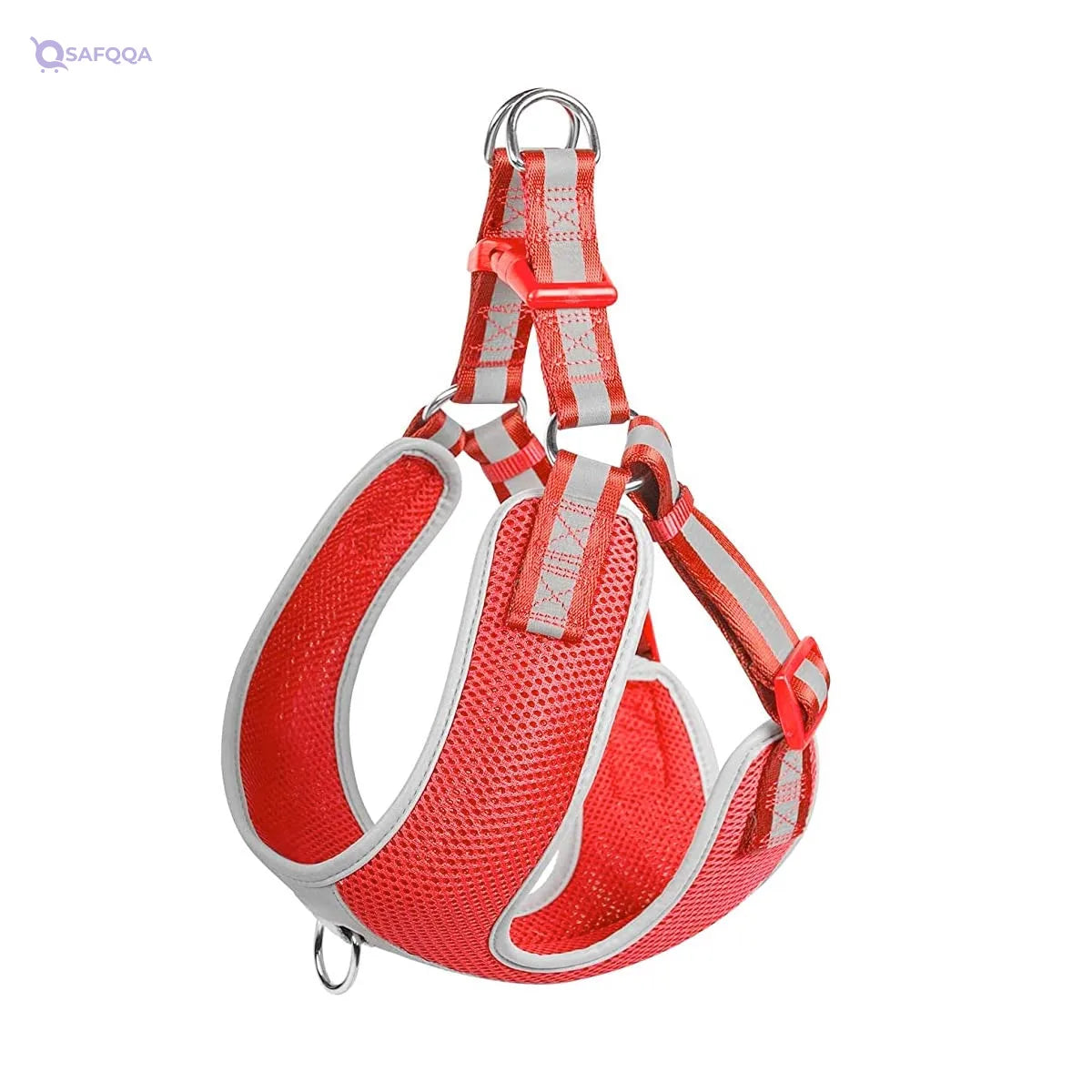 Fida Reflective TQ Adjustable Dog Harness – Lightweight Soft Mesh - Safqqa