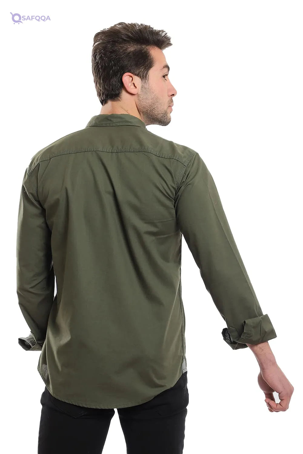 White Rabbit Shirt For Mens Comfortable fit suitable for daily use - Safqqa