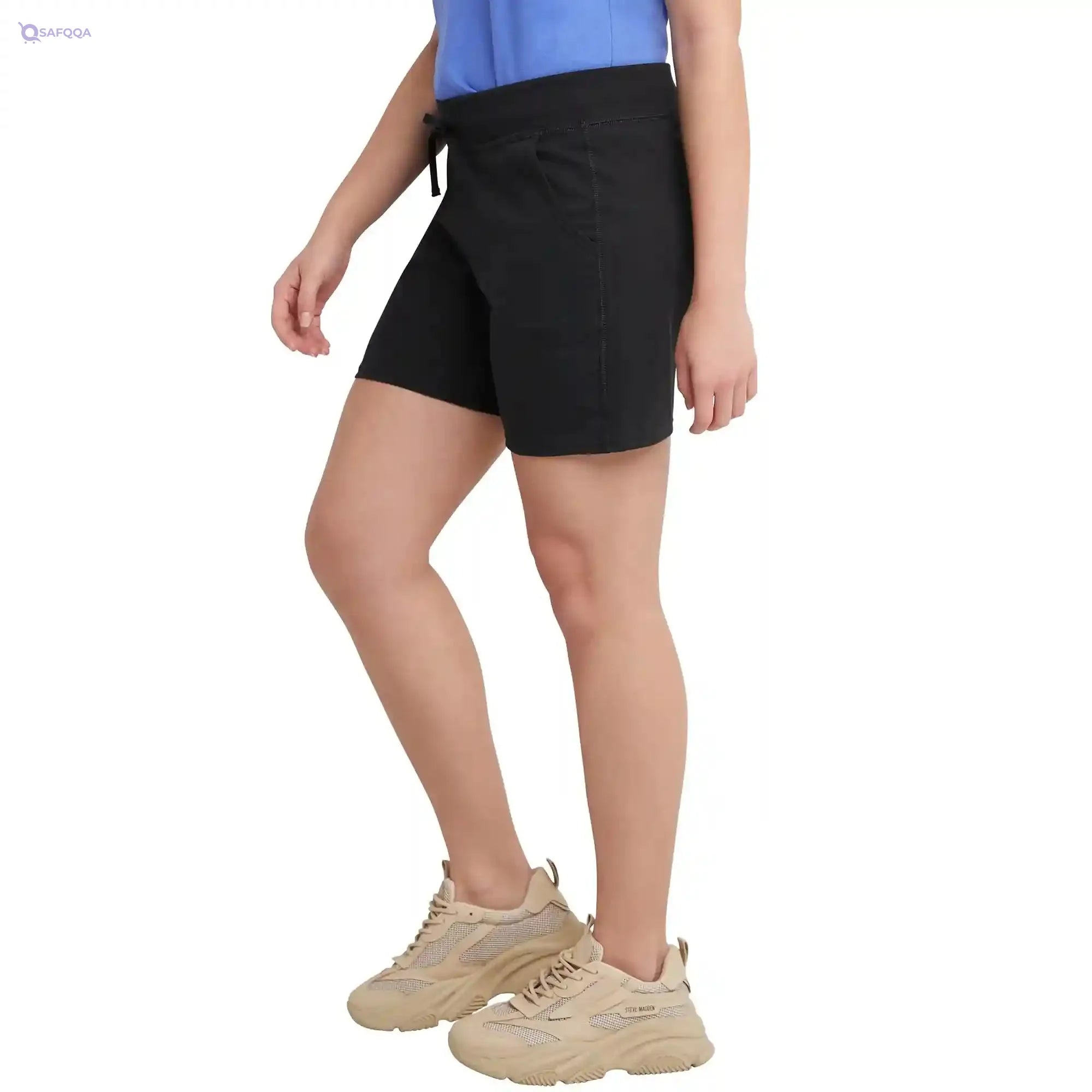 Hanes Shorts For Women's Soft and breathable fabric for comfort - Safqqa
