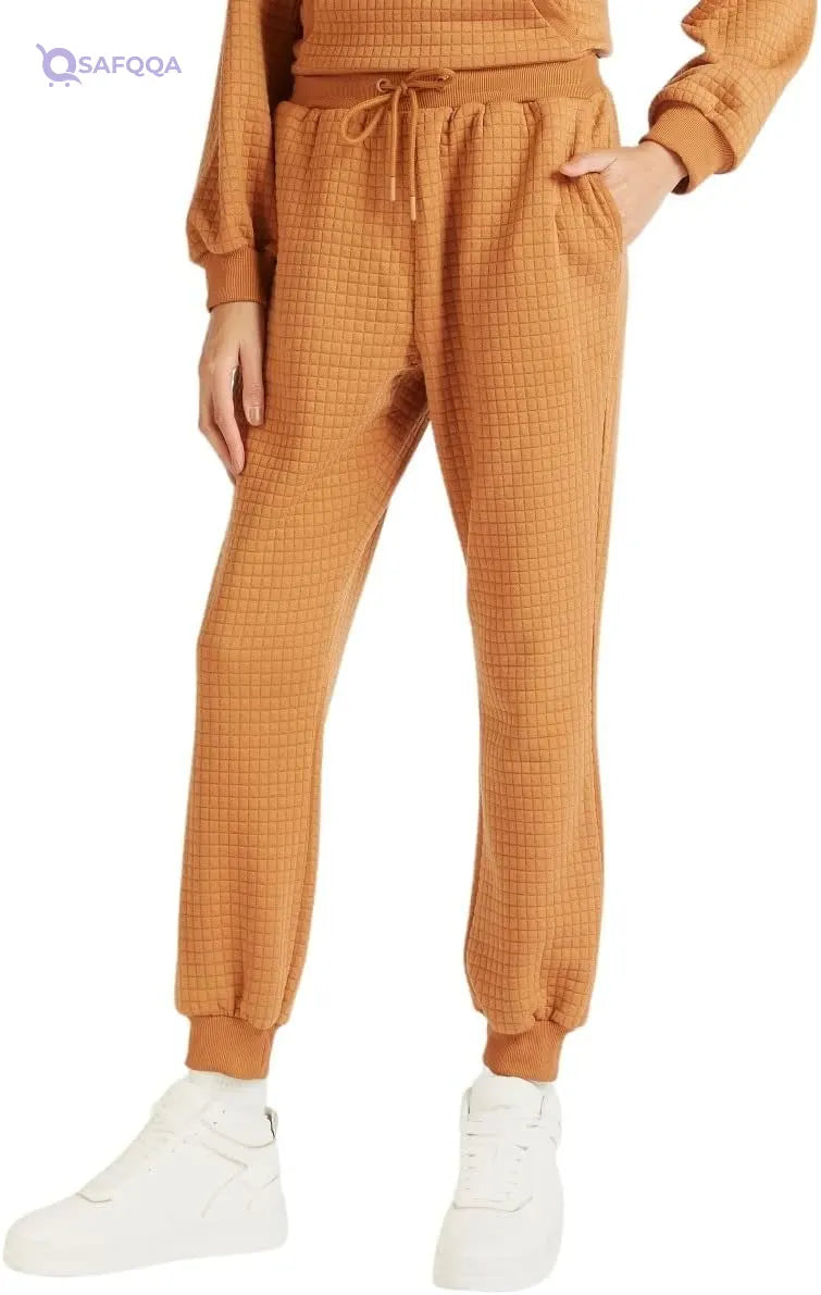 Splash Jersey Jogger For WomenCasual, versatile style that pairs with many tops. - Safqqa