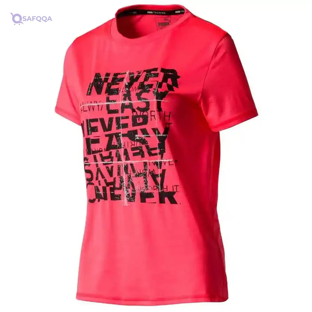 PUMA Women's T-Shirts  Perfect for gym, casual outings, or daily use - Safqqa