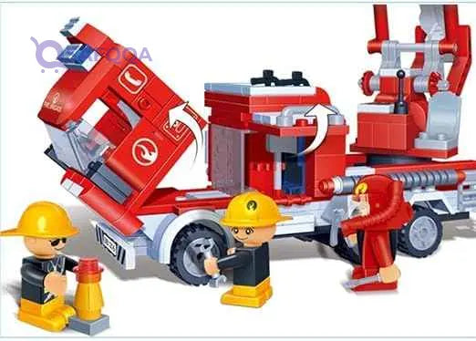 BanBao - Fire Truck Building Kit (290 Pieces) - Safqqa Egypt