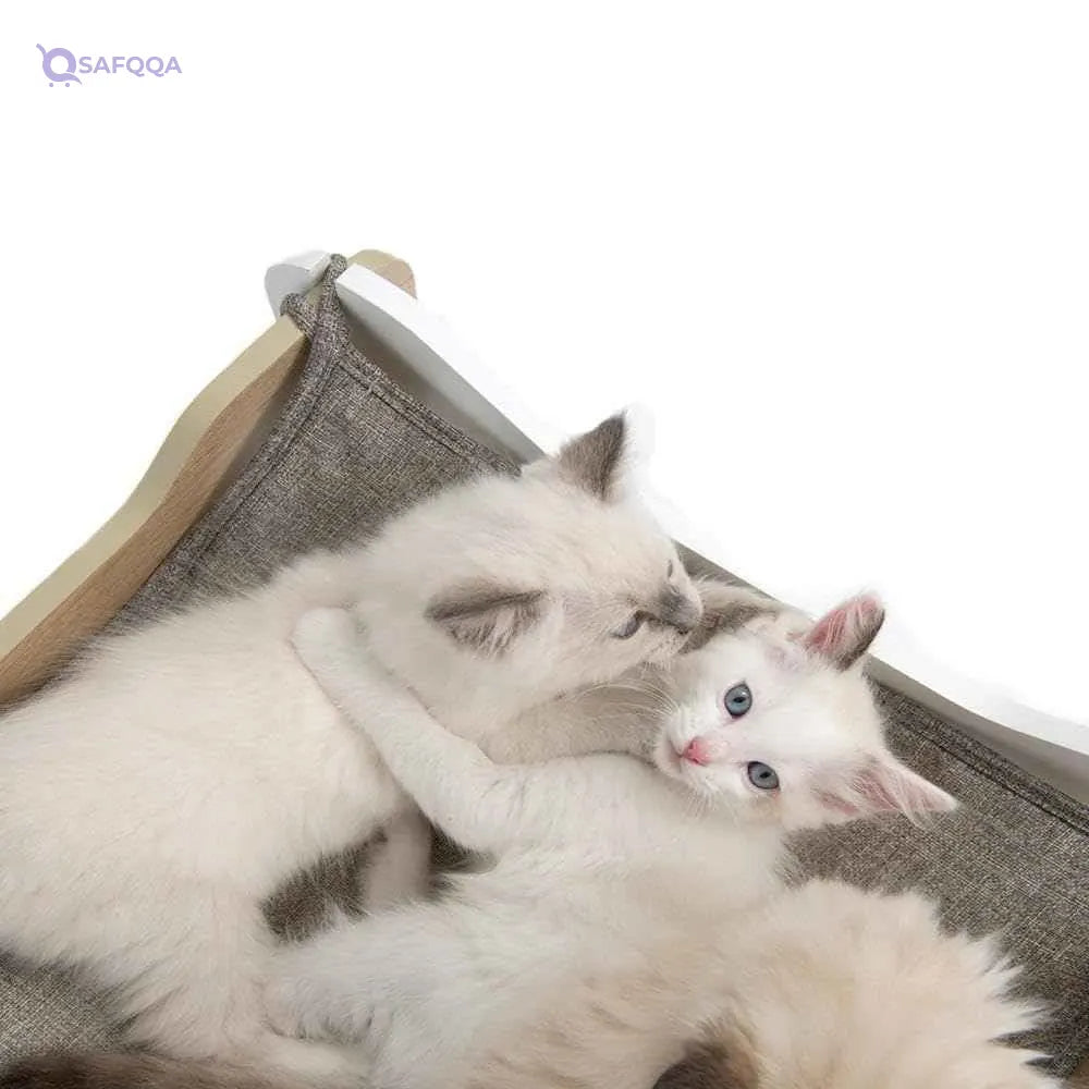 Vesper Cabana Cat Furniture – Cozy Hideout with Relaxing Hammock - Safqqa