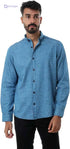 White Rabbit Men's Printed Collar Long Sleeve Shirt - Safqqa Egypt