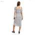 JAMILA Striped Casual Dress With Side Slits For Women,Durable stitching for long-lasting wear. - Safqqa