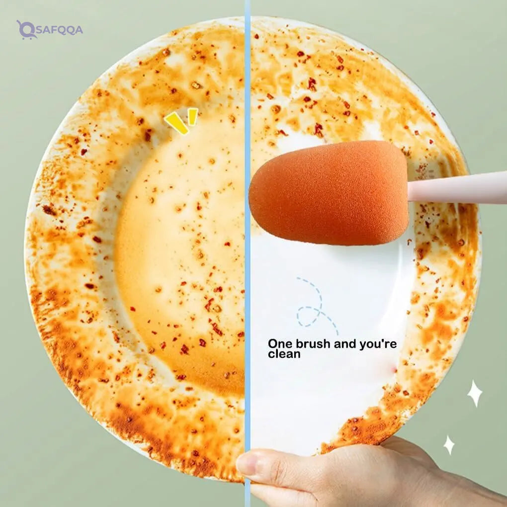 Generic Set of 2 Household Kitchen Cleaning Brushes - Safqqa