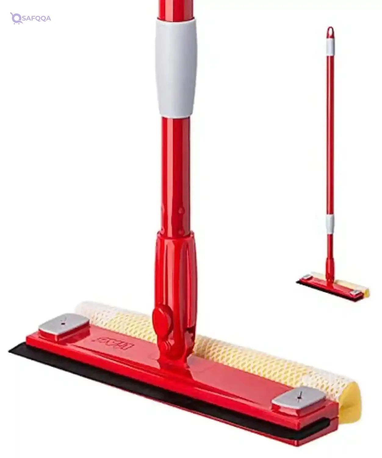 LiAo B130011 10' Double-Sided Window Cleaner with 75-130cm Metal Handle - Safqqa