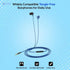 pTron (High Bass Earphones) in Ear Wired Earphones with Mic, 10mm Powerful Driver for Stereo Audio, Noise Cancelling Headset with 1.2m Tangle-Free Cable & 3.5mm Aux - (Blue) - Safqqa
