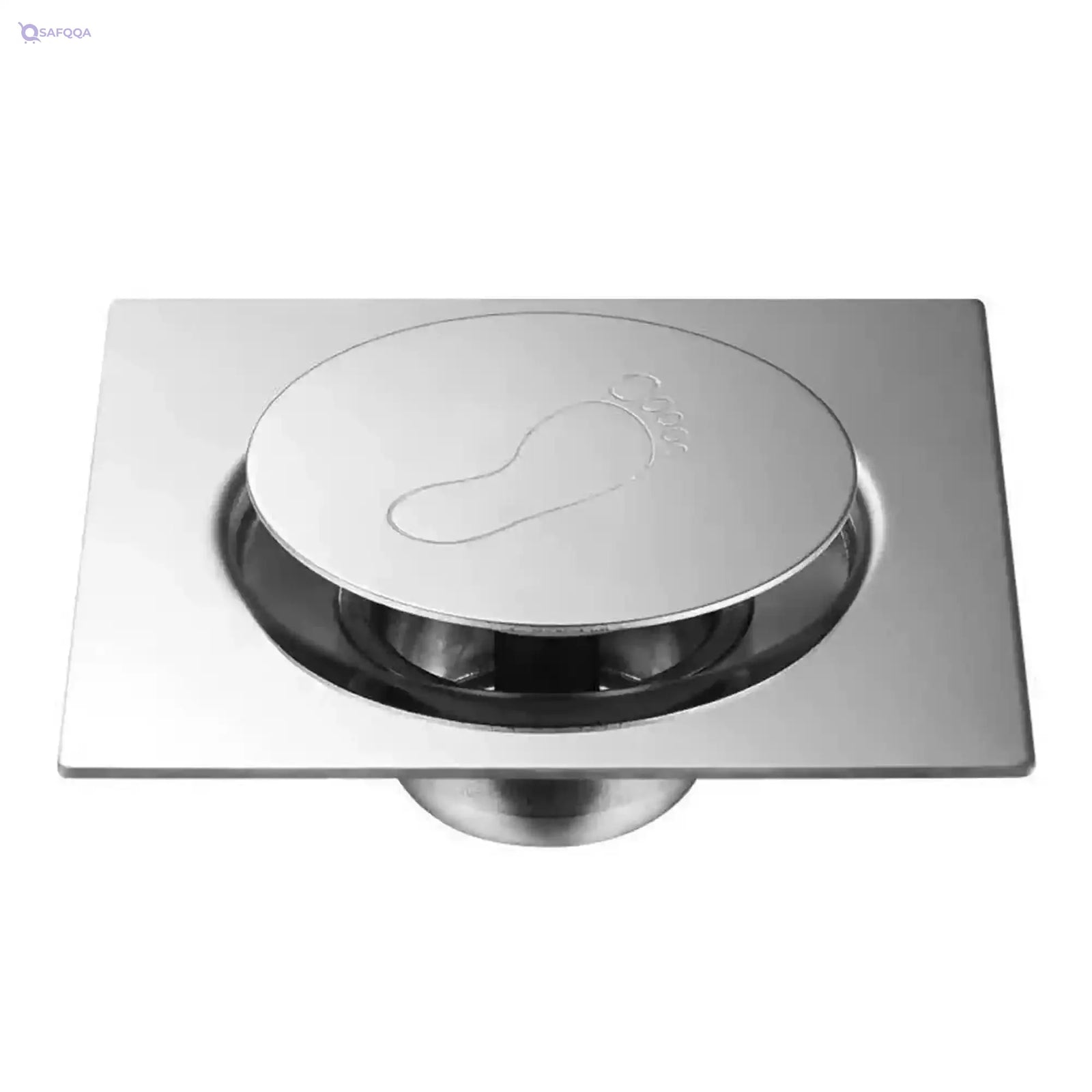 Sulfar Stainless Steel 150 mm X Bathroom Shower Floor Drain K18 - Safqqa