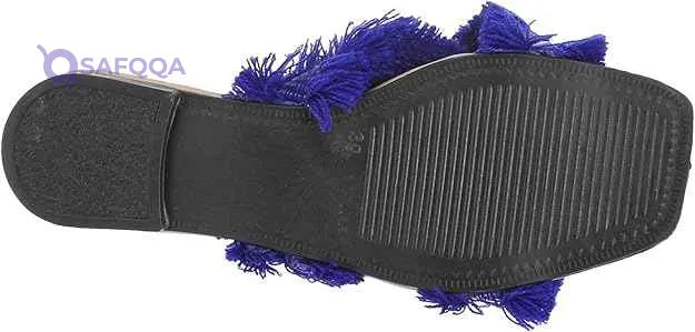 OX womens OX Faux Leather Slides For Women OX1035 Flip-Flop - Safqqa Egypt