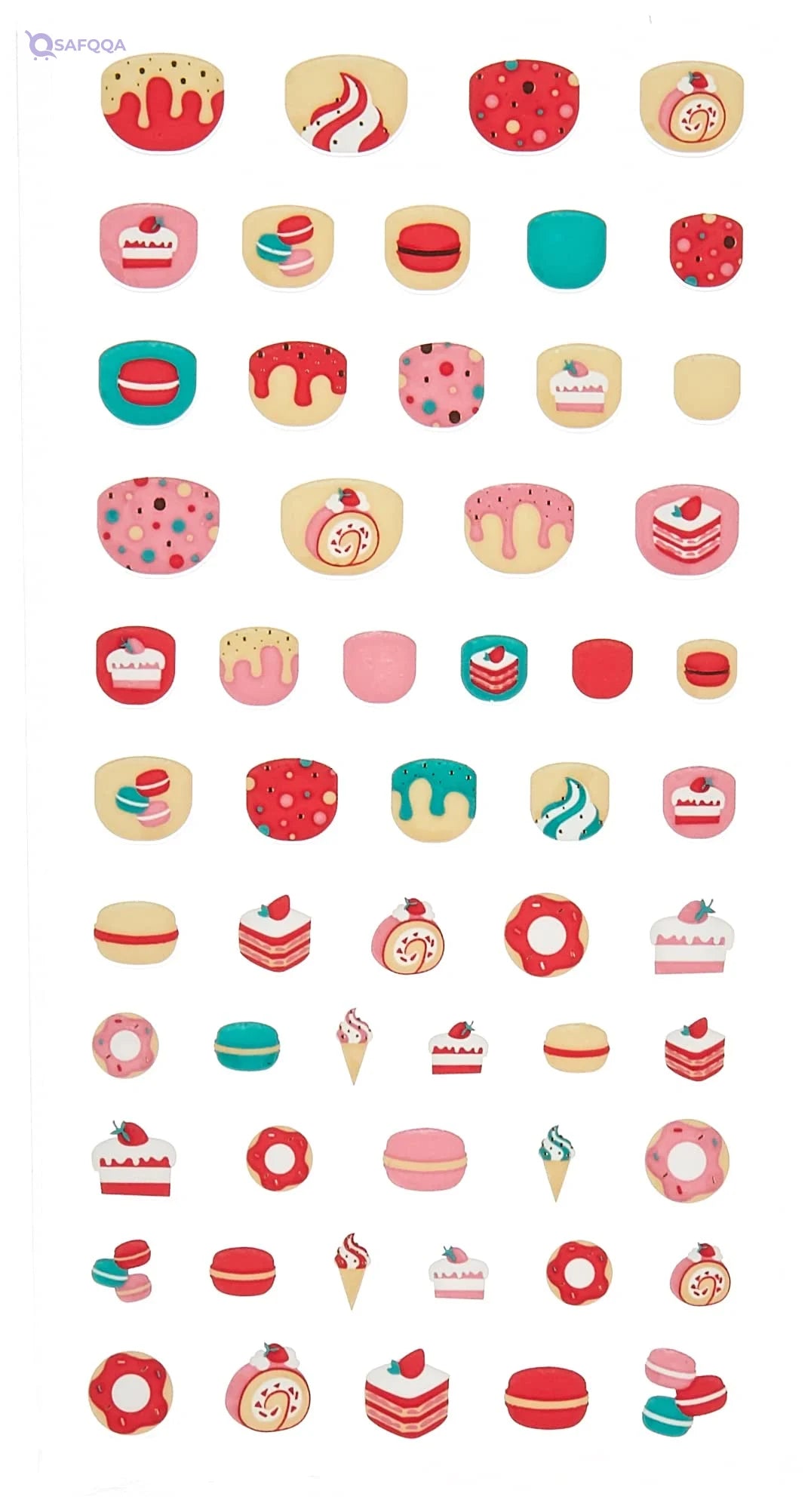 Bloop Nail Art Stickers – Creative Nail Decorations for Women & Girls - Safqqa