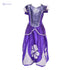 Fabric costume sofia the fisrt design with giltter for girls - Safqqa Egypt