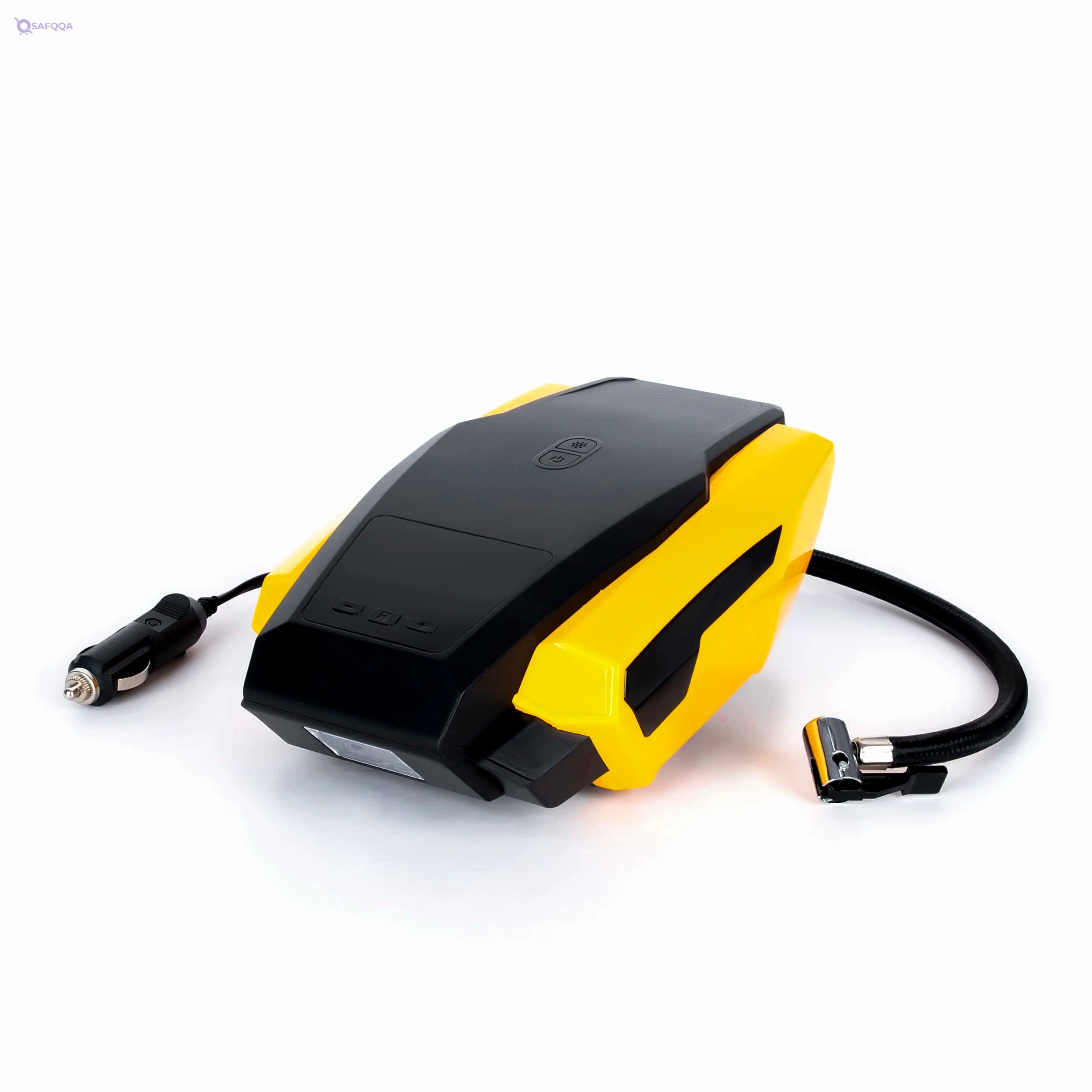 Portable 12V Air Compressor for Car Tires – LED Digital Display, 1 Cylinder - Safqqa
