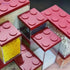Omada Design Brickstore, Set of 2 Brick Container of Different Dimensions (2x 33.8 oz; 2x 50.7 oz) - Safqqa Egypt