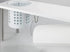 WENKO Blanco Kitchen Shelf with Roll and Utensil Holder, 55x21x18cm - Safqqa