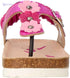 Bellino Flower Embellished Elastic Back Strap Thong Sandals for Girls- Damage Box - Safqqa Egypt