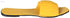 OX Faux Leather Yellow Slides OX005 For women, - Safqqa Egypt