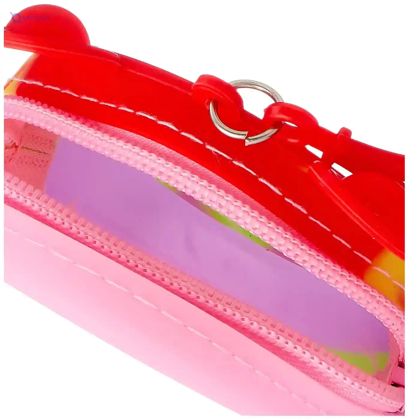 Silicon Circle Pop It Wallet Mouse Design With Keychain - Multi Color - Safqqa Egypt