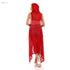 JAMILA Women Hooded Sleeveless Open Neckline Cover up OUTERWEAR-Red - Safqqa Egypt