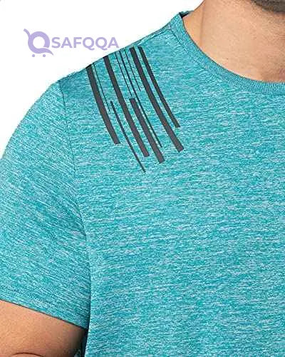 Magma Round-Neck Short-Sleeve Regular Fit T-shirt for Men XS - Safqqa Egypt