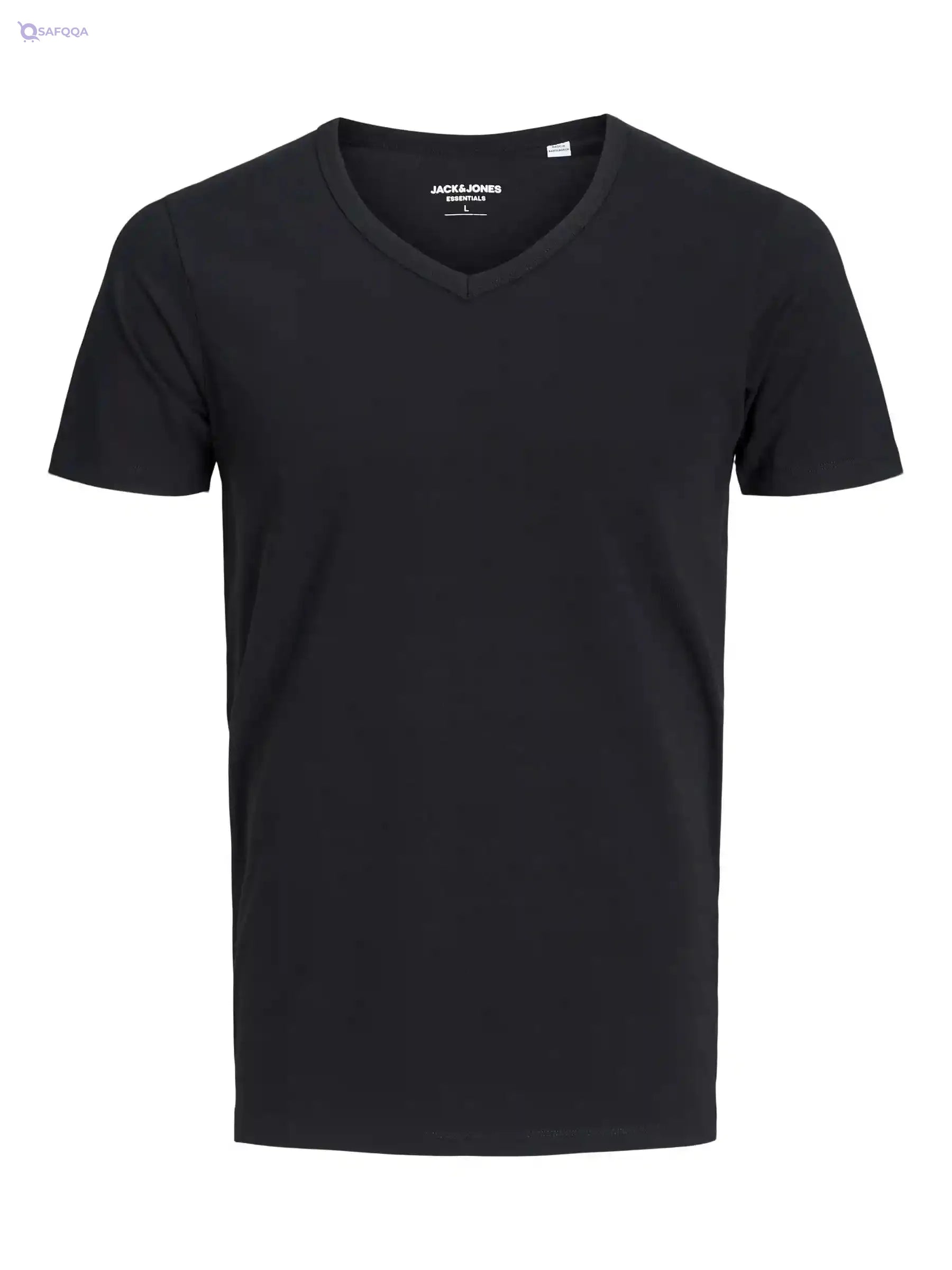 JACK & JONES T-Shirts For Men's Basic V-Neck Short-Sleeves T-Shirts - Safqqa