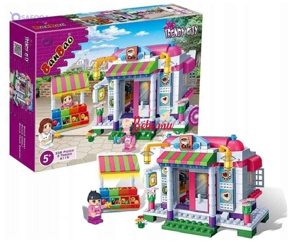 BanBao Construction Toys – Cafe Trend City 6115 - Safqqa