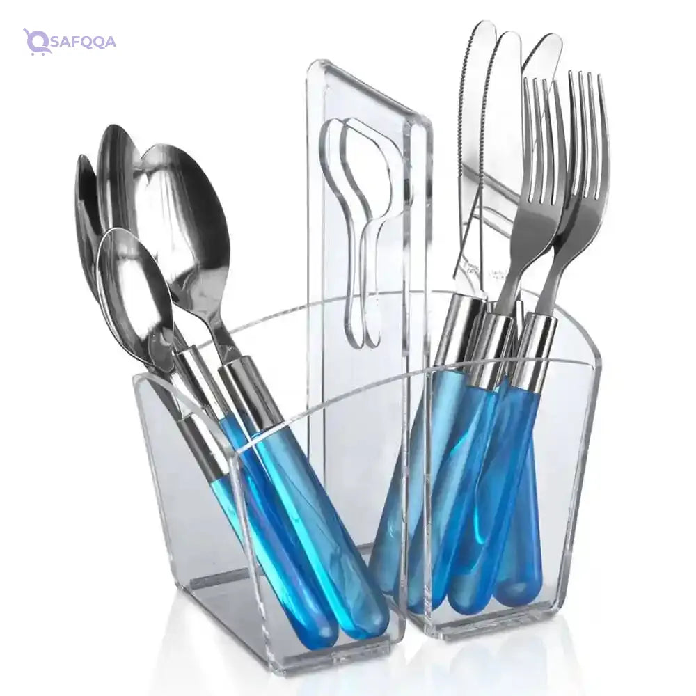 HEC Flatware Caddy with Lid - Safqqa
