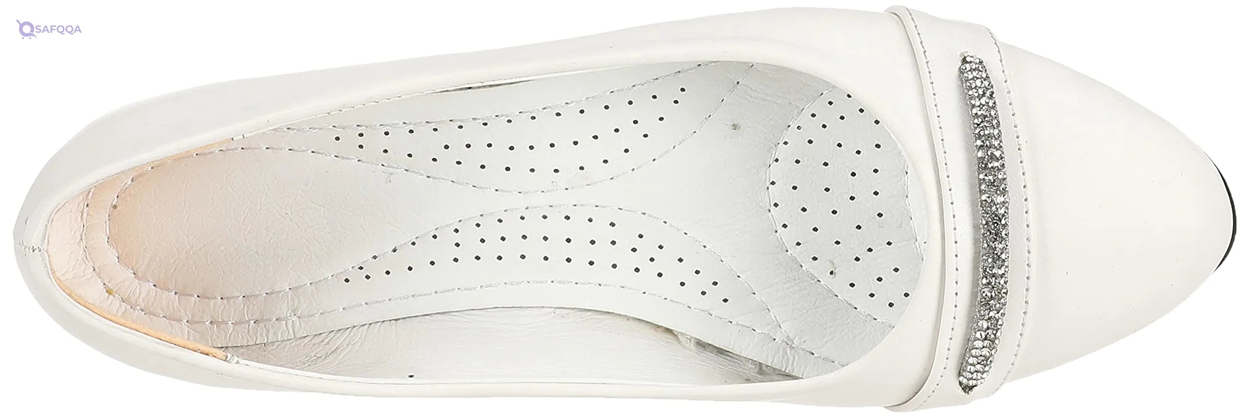 SWAY Shoes For Womens, White , Cushioned footbed for all-day comfort - Safqqa