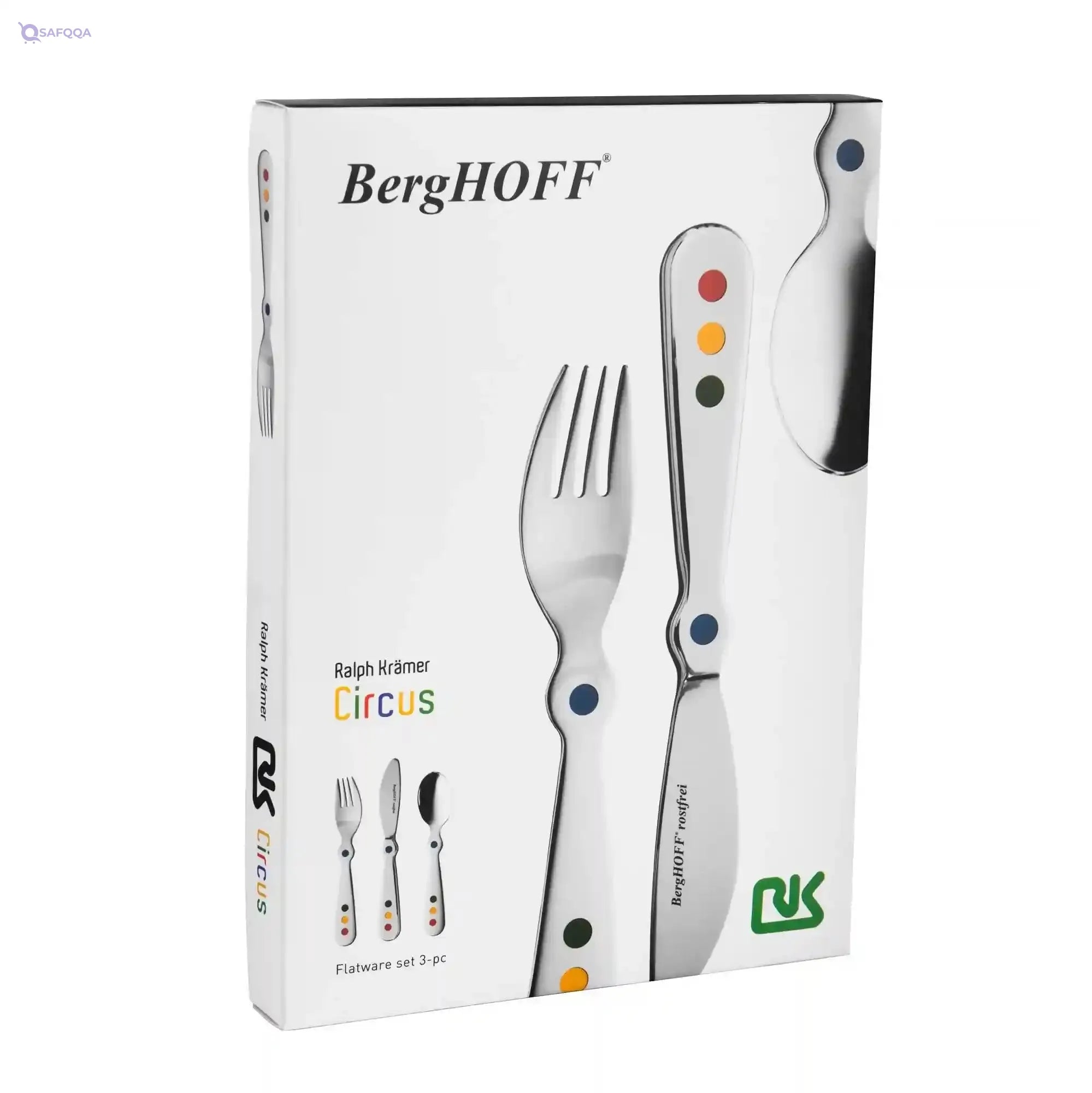 BergHOFF 3-Piece Flatware Set – Circus Collection - Safqqa