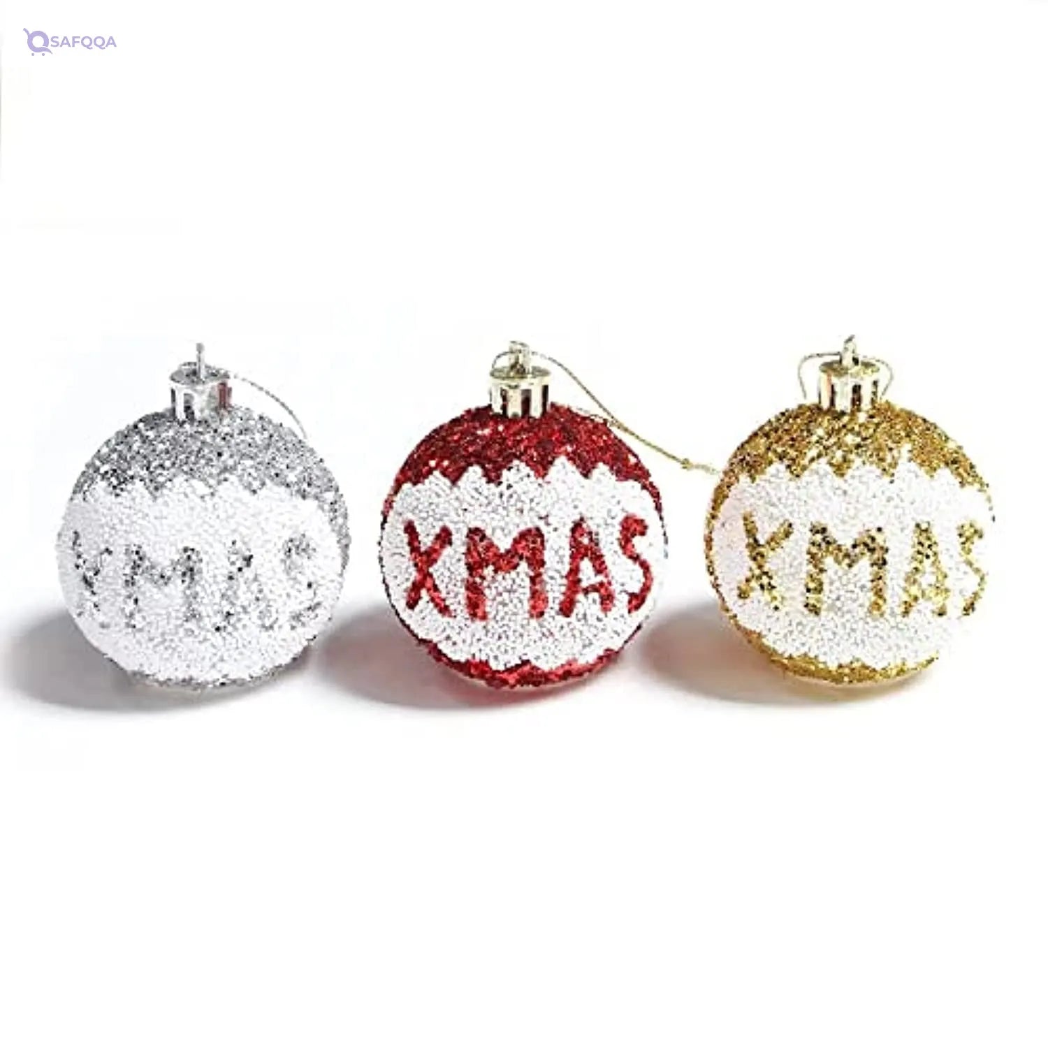 Generic LED Lighting Pendant Hanging Christmas Balls• Adds charm and decoration to holiday spaces - Safqqa