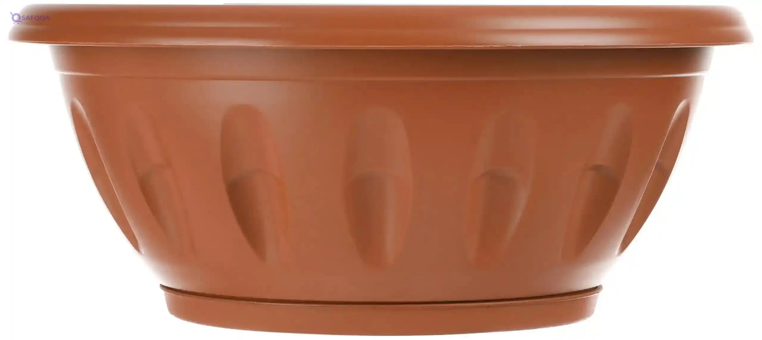 Bama Alba Bowls With Saucer, 30735, Red Brown, Plastic - Made In Italy - Safqqa Egypt