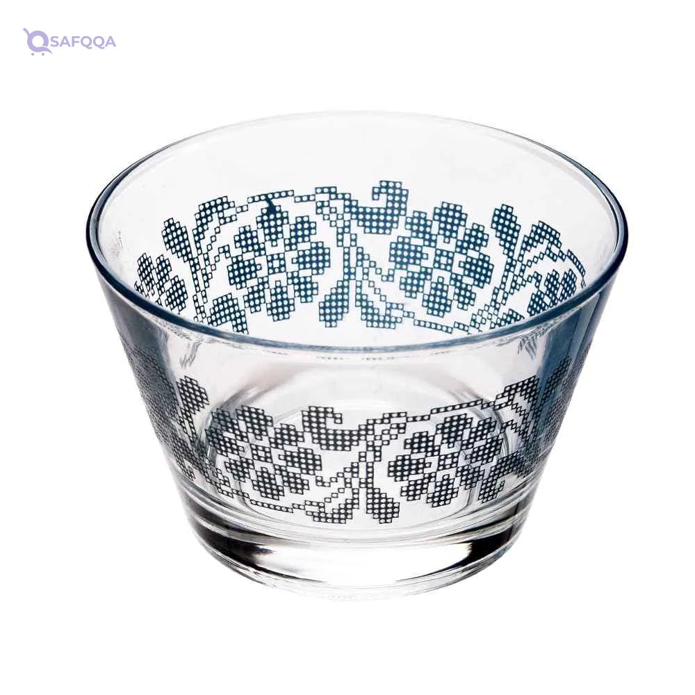 Dimlaj Glass Bowl Set, 3 Pieces - Safqqa