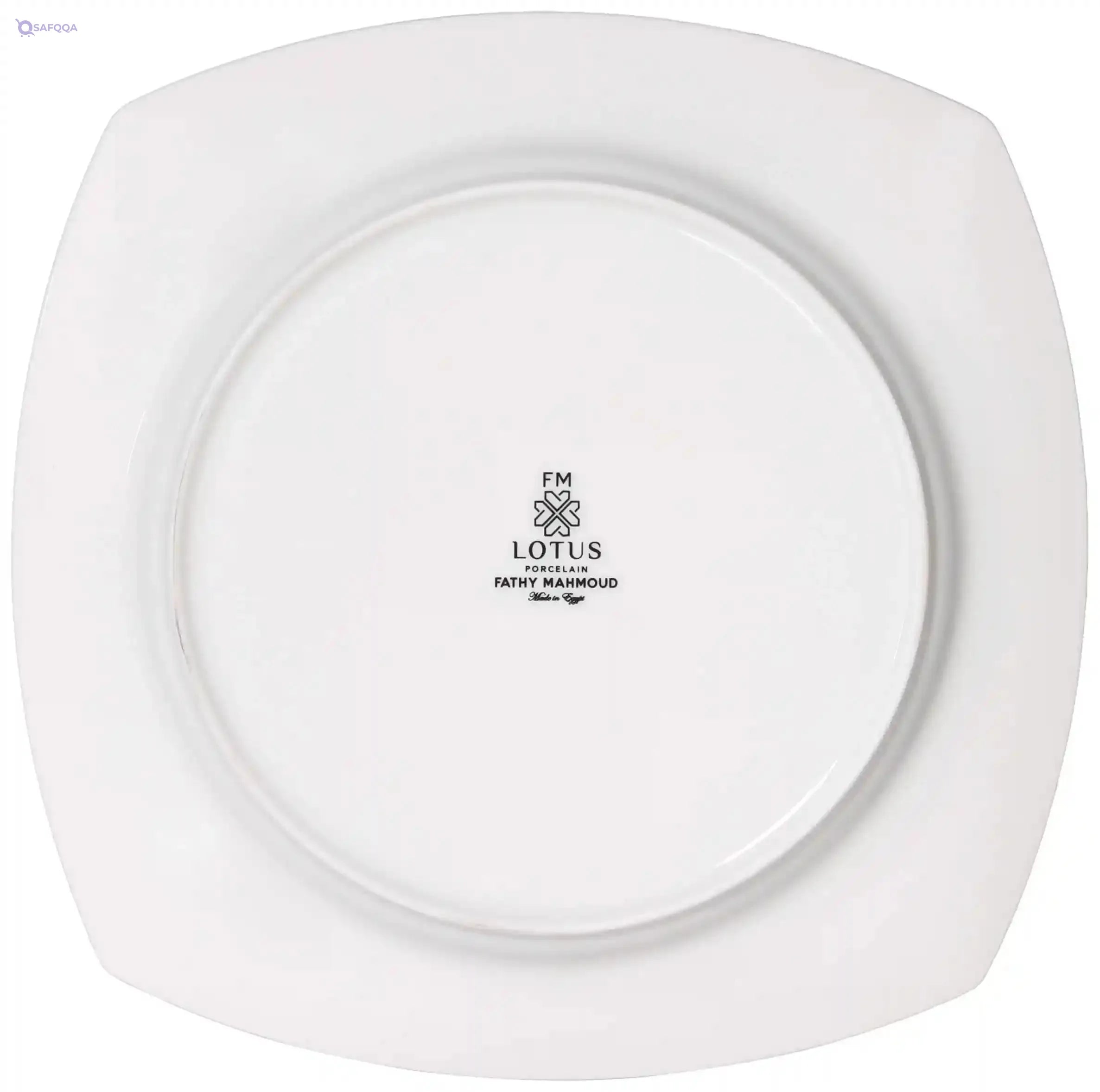Lotus Dinner Set 26 PCS Cup 6027# 6 Multi-Colors (6 pie plates + 6 gateau plates + 6 soup bowls + 6 bowls + 1 round porcelain frying pan + 1 square grill) - Safqqa