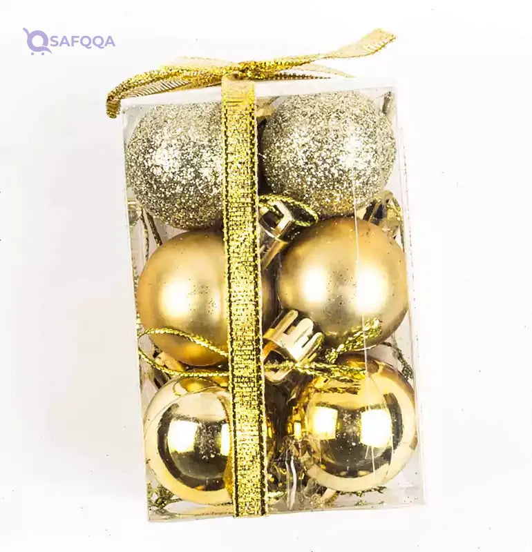 Generic Decorative Balls For Decorating The Christmas Tree , 12 ball - Safqqa