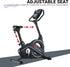 PowerMax Fitness BU-900 Magnetic Upright Bike for Adults, Home Use - Safqqa