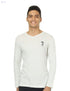 Off cliff Men’s Striped V-Neck Long Sleeve Top with Embroidery - Safqqa