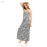 Kady Women Deep Round Neck Zebra Long Nightgown - Safqqa Egypt
