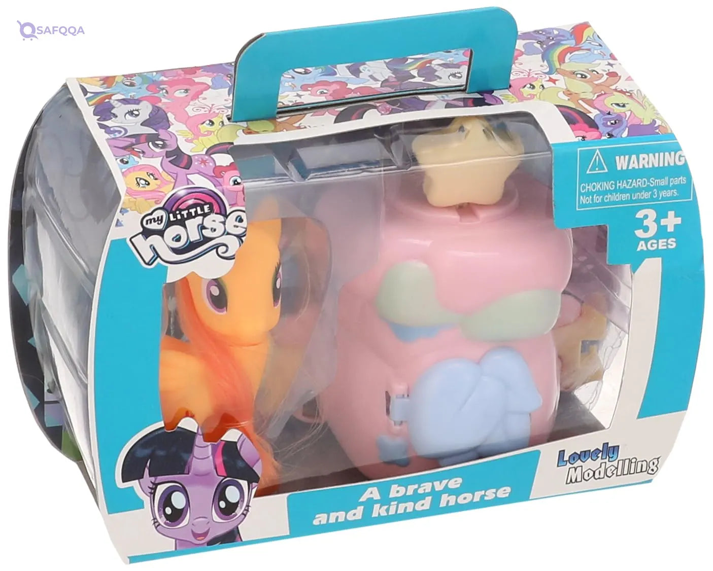 My Little Horse SM2034 Pony Suitcase Toy - Multi Color - Safqqa