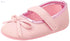 Mix & Max Embossed Pattern Front Bow Velcro Strap Shoes for Girls - 0 - 6 Months - Safqqa Egypt