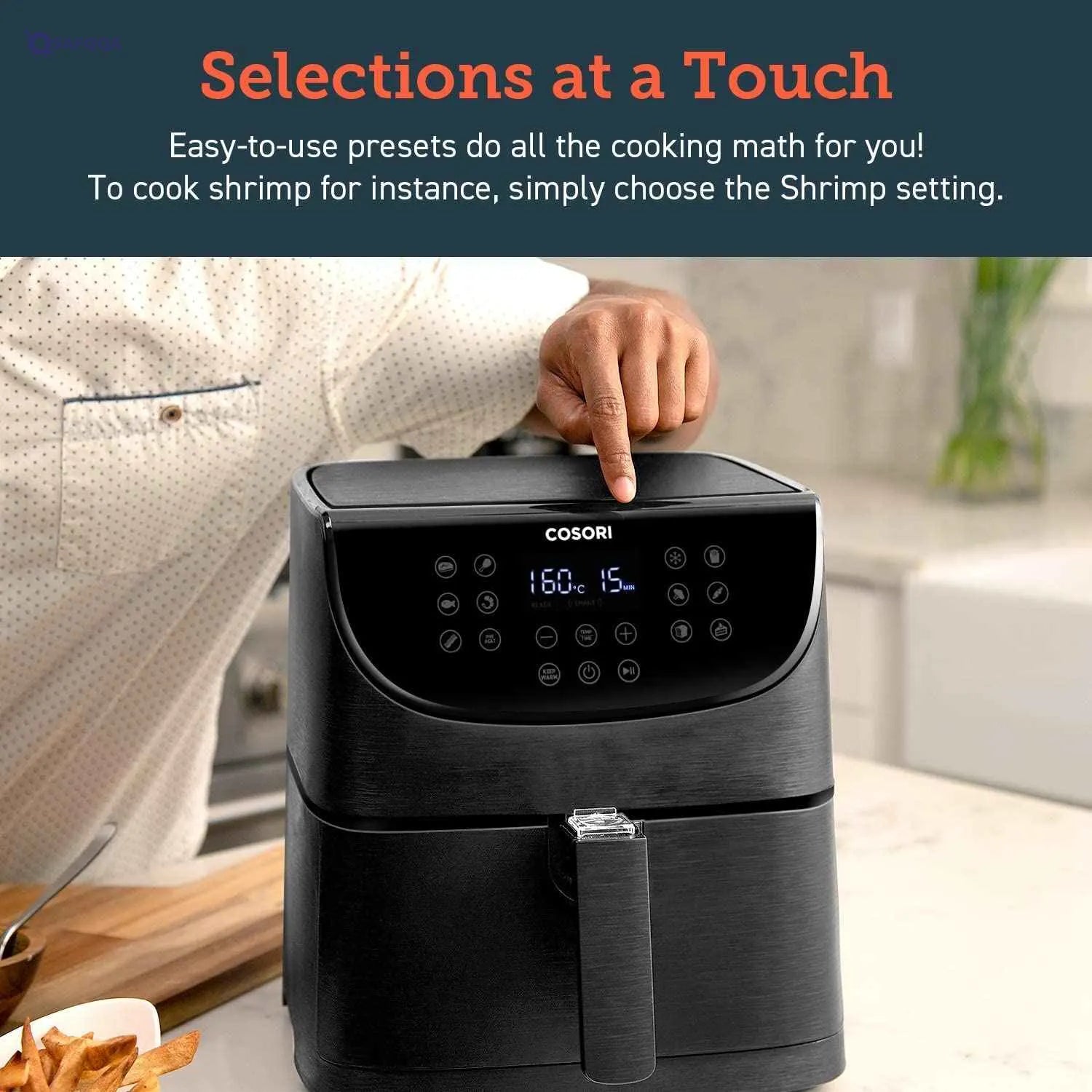 Cosori Air Fryer Oven with Rapid Air Circulation – 3.5L - Safqqa