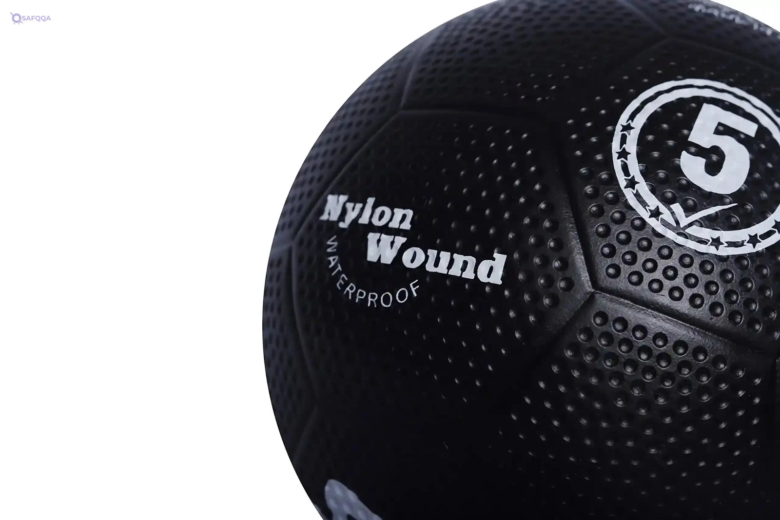 Synplay SS00130 Rubber Soccer Ball – Dimpled, Size 5 - Safqqa
