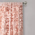 Lush Decor Riley Window Curtain Sheer Ruffled Textured Bow Window Panel for Living, Dining Room, Bedroom (Single), 54"W x 84"L, - Safqqa