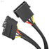KabelDirekt 828 0.3m 30cm 4-pin Molex to 2x Y-cable black - Safqqa Egypt
