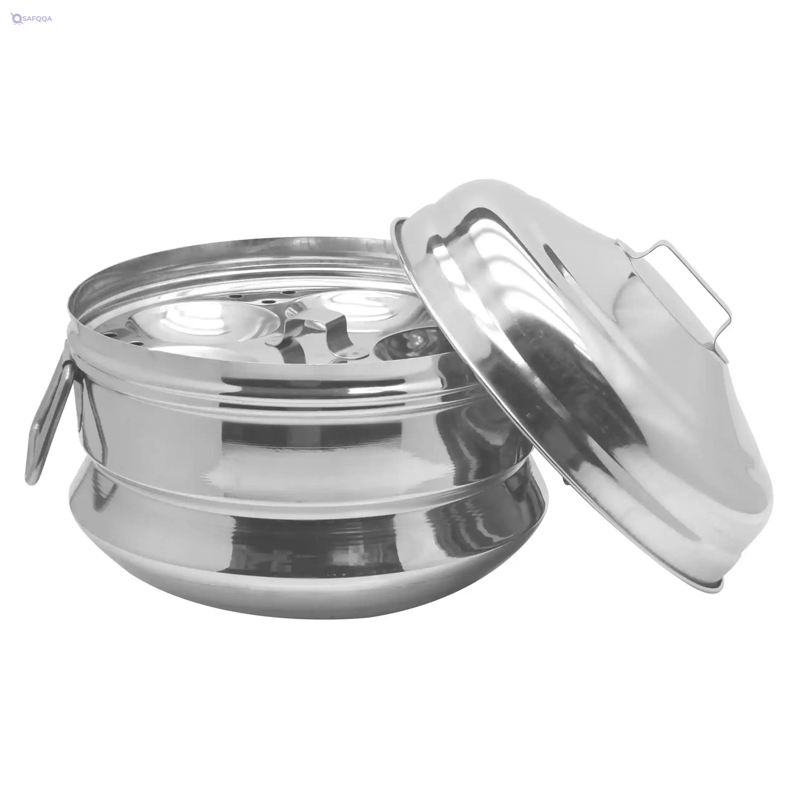 Raj Steel Idli Cooker – Small, 23 cm - Safqqa